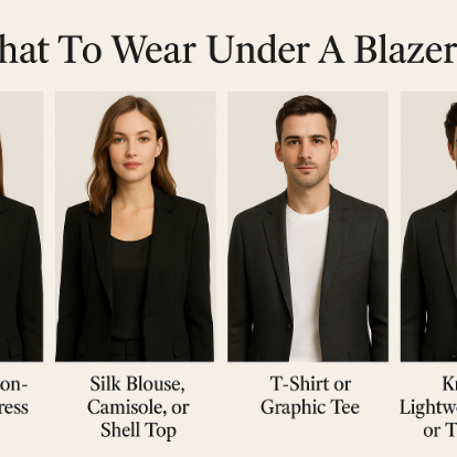 What to wear under a blazer