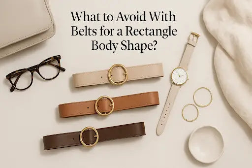 what to avoid with belts for a rectangle body shape