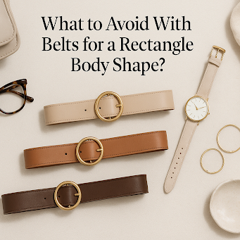 what to avoid with belts for a rectangle body shape
