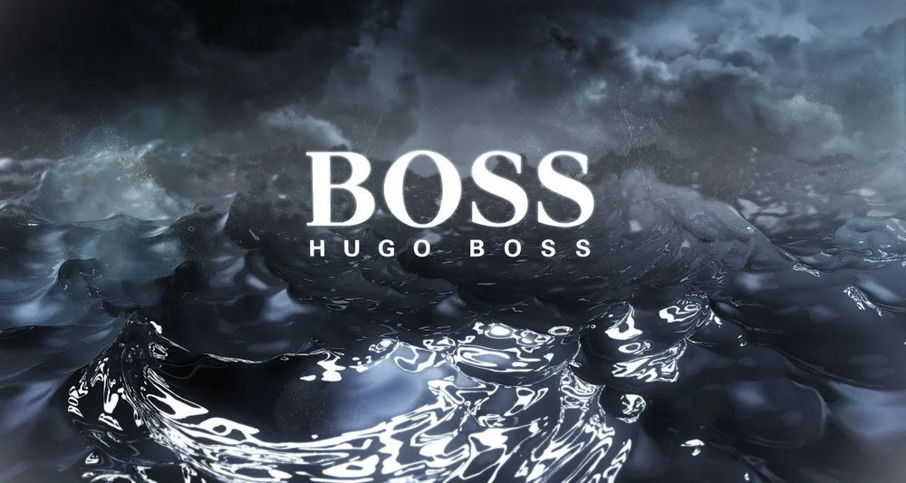 Boss by Hugo Boss logo on premium fashion article