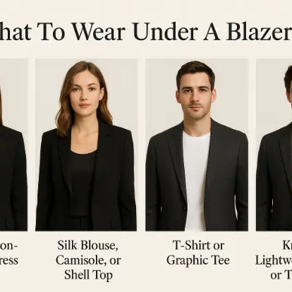 Crisp white tailored button-down shirt for blazer layering