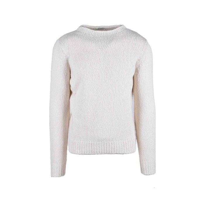 White turtleneck sweater from Giampaolo urban city collection