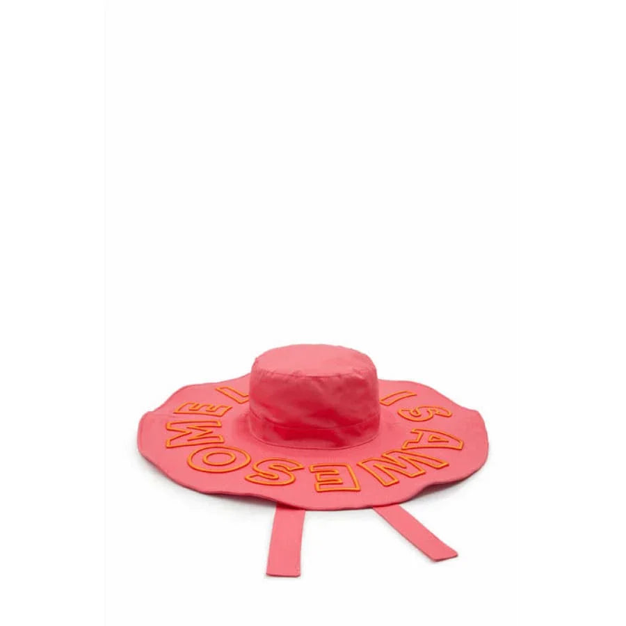Women’s pink ’love’ cap from fashionable caps & hats collection