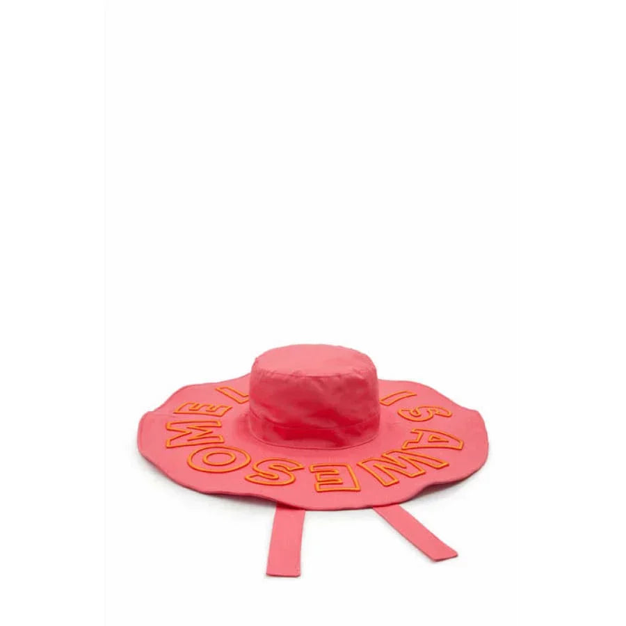 Women’s pink ’love’ cap from fashionable caps & hats collection