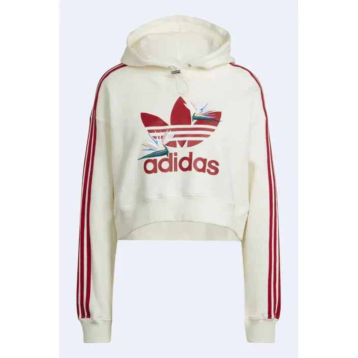 Stylish adidas cropped hoodie, perfect blend for women’s sweatshirts