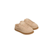 Adidas originals men campus 00s winter sneakers in beige leather with beige suede slip-on design and tan rubber sole