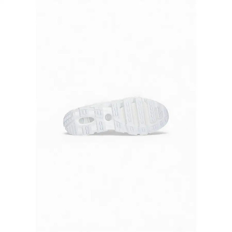 Adidas originals men megaride sneakers white synthetic with a white rubber sole featuring a chunky textured tread and oval heel cutout