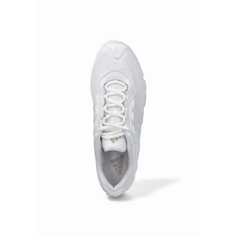 White adidas originals men megaride sneaker with mesh upper and rubber sole synthetic material