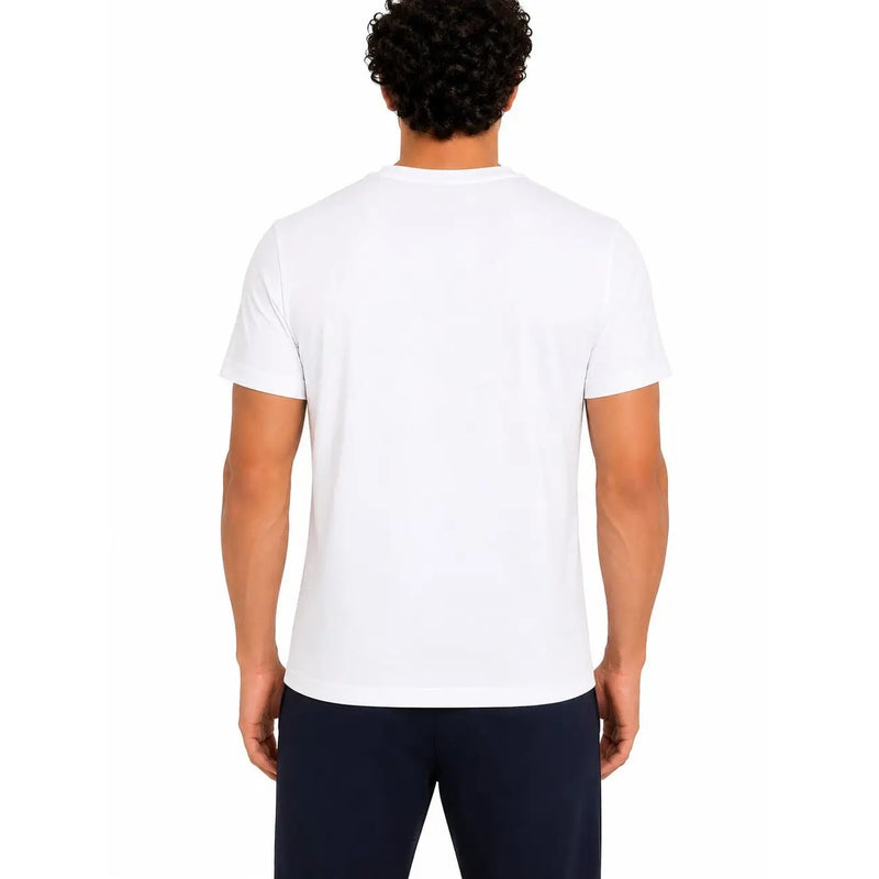 Aeronautica Militare men cotton underwear white crew neck t-shirt with short sleeves made from breathable cotton