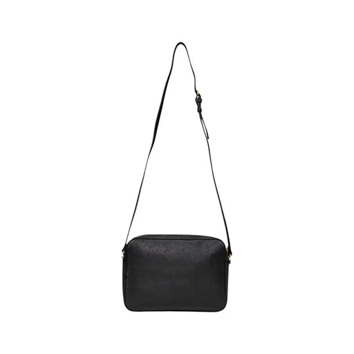 Black leather camera bag with adjustable shoulder strap from Alviero Martini Prima Classe for women