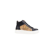 Alviero Martini Prima Classe black print lace sneakers for women