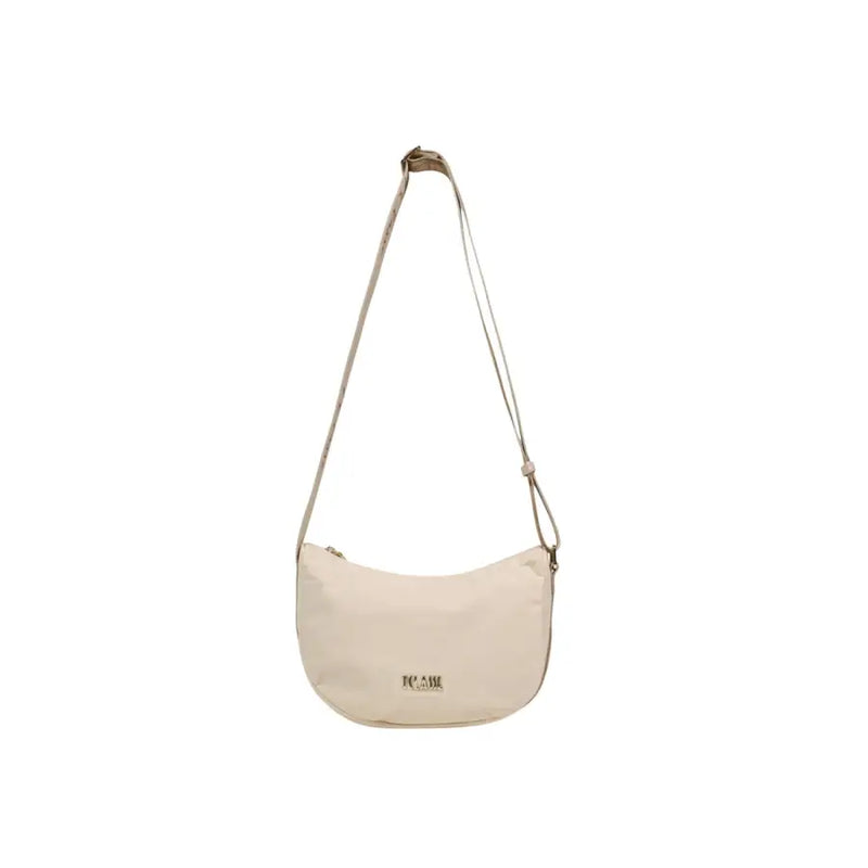 Alviero Martini Prima Classe beige Canvas-Umhängetasche mit Reißverschluss