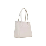 Alviero Martini Prima Classe off-white leather tote bag with structured sides and matching handles