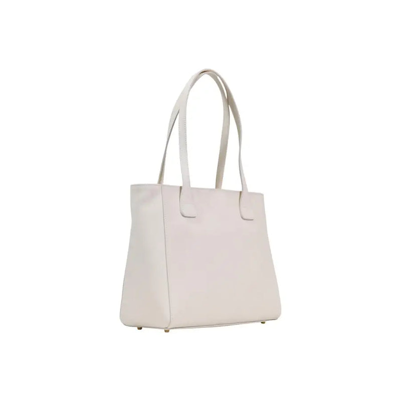 Alviero Martini Prima Classe off-white leather tote bag with structured sides and matching handles