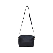 Black leather crossbody bag with adjustable strap and zip closure for Alviero Martini Prima Classe Women