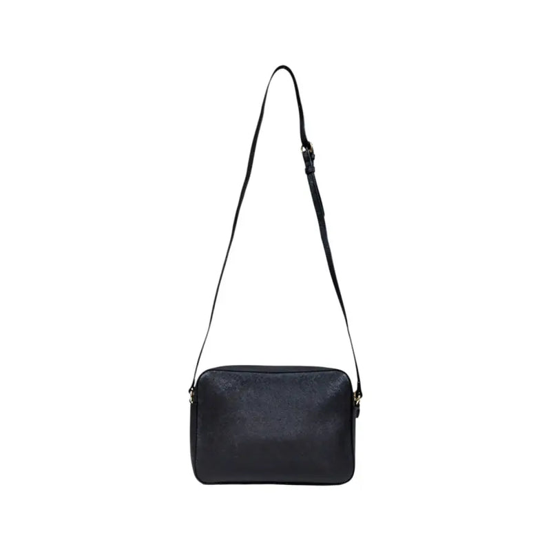 Black leather crossbody bag with adjustable strap and zip closure for Alviero Martini Prima Classe Women