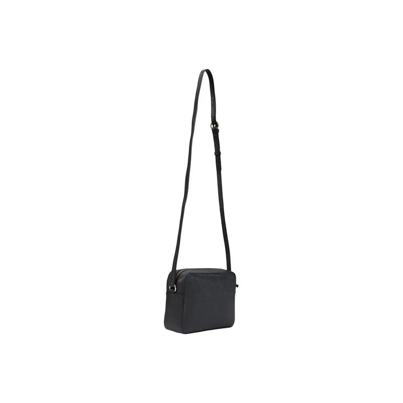 Black alviero martini women pvc shoulder bag with minimalist design and adjustable crossbody strap w21 cm