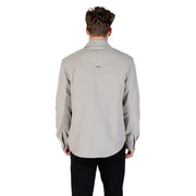 Mens light gray long sleeve button-up shirt from Antony Morato for a classic look