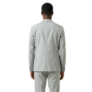 Antony morato men blazer light gray tailored suit jacket with subtle texture and clean structured lines
