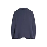 Navy blue Antony Morato men blazer with tailored fit, sleek structured design, and subtle seam detailing