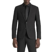 Antony Morato men blazer black tailored suit jacket with notched lapels and two front buttons