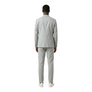 Antony Morato men blazer in light gray tailored suit with structured fit and subtle texture for formal wear