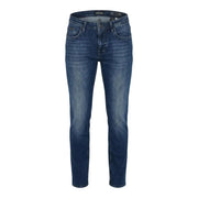Antony morato Ozzy Herren-Jeans aus dunkelblauem Denim mit schmaler Passform und dezenter Waschung