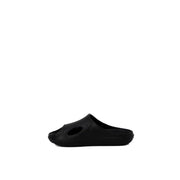 Antony Morato men rubber slippers black with sleek minimalist design and oval cutout on the footbed size 3