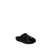 Antony Morato men rubber slippers black size 3 featuring a sleek design with two oval cutouts on the upper