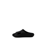 Antony Morato men rubber slippers black with sleek minimalist design and oval cutout on the footbed size 3