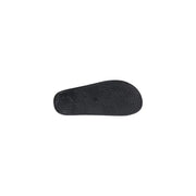 Black rubber sole with geometric tread pattern of antony morato men sandals black polyurethane slipper xander