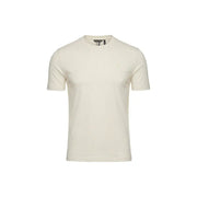 Antony Morato Herren-T-Shirt, cremefarben, kurzärmelig, Rundhalsausschnitt, aus weichem Baumwollstoff