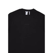 Schwarz Antony Morato Männer t-shirt mit Rundhalsausschnitt und dezenter Morato-Stickerei auf der Brust mit weißem Kragenetikett