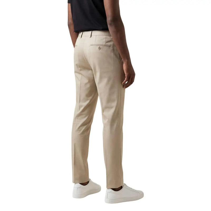 Antony Morato men trousers beige chino with sleek tailored fit and subtle stitching details for elegant wear