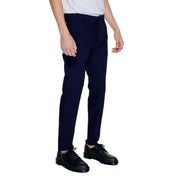 Antony Morato men trousers navy blue slim-fit with tailored design and subtle stitching details