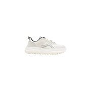 Antony Morato men white and black chunky lace up sneakers with textured rubber sole mmfw01868-le500181