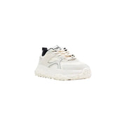 Antony Morato men white lace up sneakers mmfw01868-le500181 with chunky design black accents and textured rubber sole