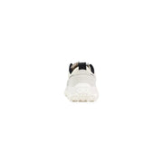 Antony Morato men white lace up sneaker with black accents and chunky textured sole for casual wear