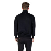 Antony Morato Schwarzer Rollkragenpullover für Herren mit glatter, taillierter Silhouette und gerippten Bündchen, Vorderansicht