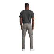 Armani Exchange jeans for men in gray denim with slim fit and classic five-pocket design, front view