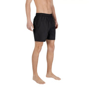 Short de bain noir de sport avec ceinture élastique en polyester pour homme par Armani Exchange collection printemps-été