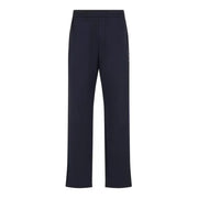 Dark blue Armani Exchange men’s cotton blend straight-leg track pants for a stylish look