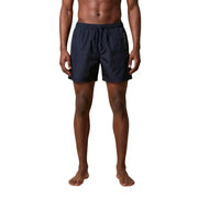Dunkelmarineblau armani exchange Herren-Badeshorts aus blauem Polyester mit dezentem Logo-Detail an der Seite