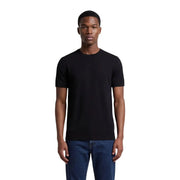 Armani Exchange men black crew-neck short-sleeve t-shirt made from soft cotton for casual wear