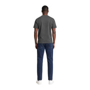 Armani Exchange men grey short-sleeved crew neck t shirt made of soft cotton fabric for casual wear