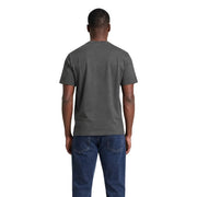 Armani Exchange men grey cotton t shirt featuring a dark gray short-sleeved crew neck design