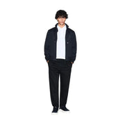 Blouson aviateur bleu marine zippé avec poignets et ourlet côtelés et logo discret sur la poitrine gauche par Armani Exchange