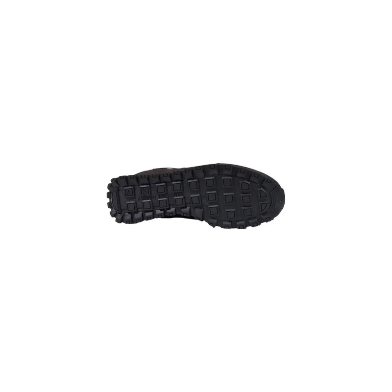 Schwarze Gummisohle mit gitterartigem Profil armani exchange Herren-Sneaker, braun, Polyester, sportliche Schuhe