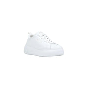 Armani Exchange men sneakers white leather low-top with chunky sole and subtle side branding for sporty use