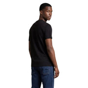 Armani Exchange Männer t-shirt Schwarzes, kurzärmeliges Oberteil aus Baumwolle mit Rundhalsausschnitt, lässiges Design